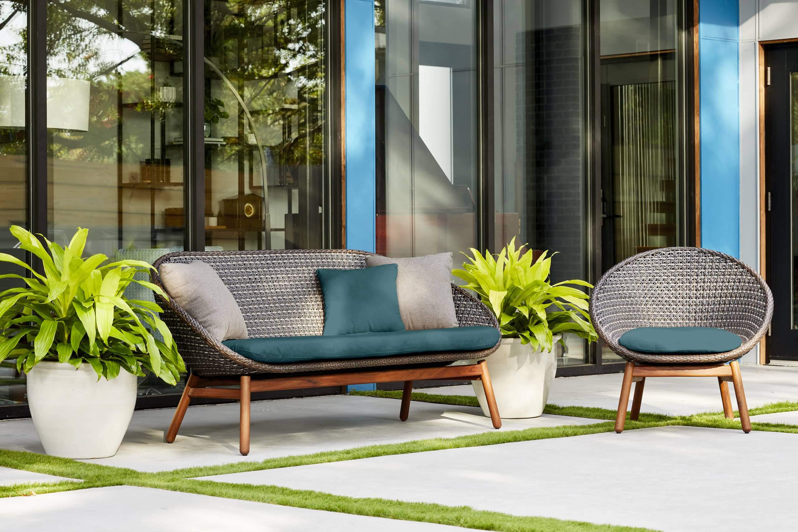 Jensen Outdoor Funiture Nest Loveseat